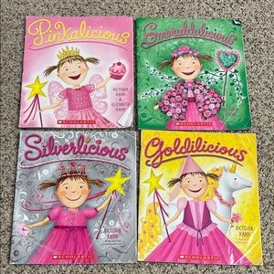 Scholastic Pinkalicious Series - Pink, Green, Silver, Gold Covers